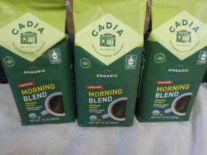 lot 301 image: 3 ct Cadia Organic Morning Blend Gr...