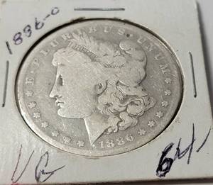lot 5 image: 1886O Morgan Silver Dollar