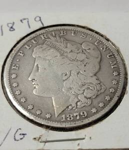 lot 7 image: 1879 Morgan Silver Dollar