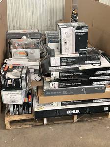 lot 2 image: HUGE LOT of Glacier Bay & Kohler Kitchen Faucets, Bathroom Faucets, Showers, Bathtub Faucets, Lighting and other Electronic - For Parts Only - Sells GREAT on eBay