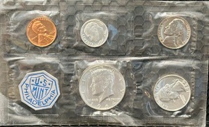 1964 United States Proof Set in its Original Cellophane