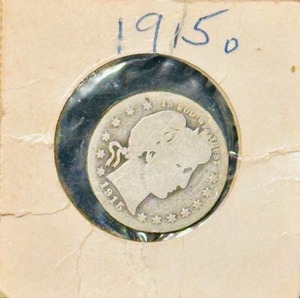 1915-D United States Barber Quarter