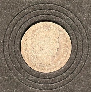 1901 United States Barber Quarter