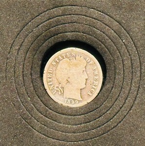 1899 United States Barber Silver Dime