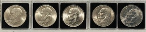 1976-1976 Bicentennial Eisenhower Dollars featuring the Moon Eagle Design