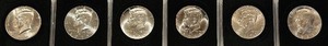 Kennedy Half Dollar - Qty 6 - 1983-D  1991-D  1993-P  2014-P PROOF  2023-P  2025-P
