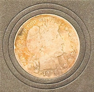 1896-S U.S. Barber Half Dollar Coin