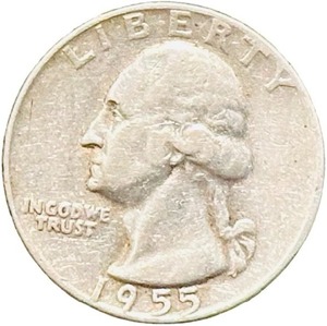 1955 United States Washington Quarter