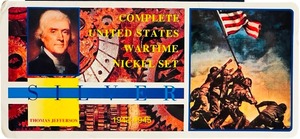 1942-1945 U.S. Wartime Silver Nickel Collection