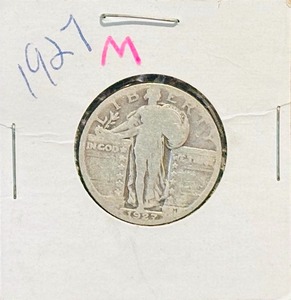 1927 Standing Liberty Silver Quarter Dollar