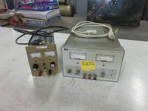 lot 357 image: HEWLITT PACKARD AND LAMBDA DC POWER SUPPLIES
