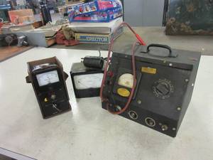 lot 360 image: VINTAGE VOLTMETERS