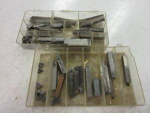 lot 399 image: ASSORTED HSS AND CARBIDE LATHE TOOLS