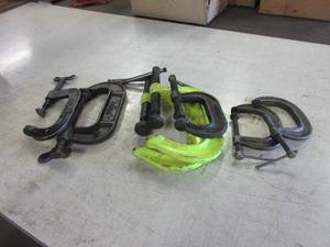 lot 435 image: ASSORTED C CLAMPS