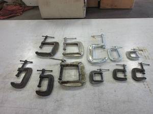 lot 437 image: ASSORTED C CLAMPS