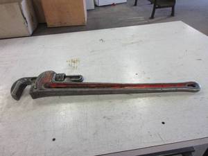 lot 445 image: RIGID #24 PIPE WRENCH