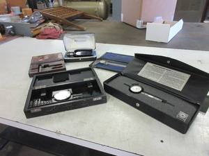 lot 479 image: VINTAGE MEASURING INSTRUMENTS