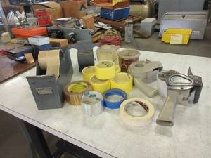 lot 497 image: TAPE AND STRING PACKAGING MATERIALS