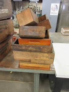 lot 510 image: MISC. WOODEN CONTAINERS