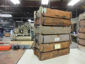 lot 513 image: VINTAGE AMMO BOXES