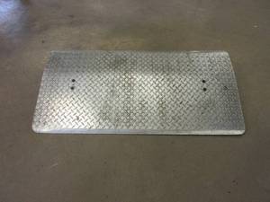 lot 557 image: ALUMINUM DOCK PLATE