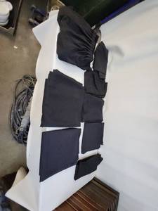 lot 14 image: Assorted Black Tablecloth and Drape Cloths Collection