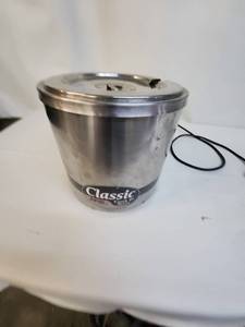lot 21 image: Stainless Steel Classic Soup Warmer by American Permanent Ware Company