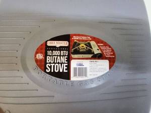 lot 37 image: 10,000 BTU Chef Master Portable Butane Stove