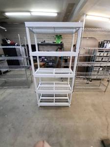lot 131 image: 5-Tier plastic Storage Rack