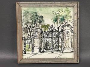 lot 5C image: Watercolor Painting Signed Philip Brown 1949