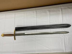 lot 5K image: Medieval Style Sword with Leather Sheath