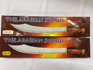 lot 7K image: Bud K Arabian Sword I Twin Set with Sheaths