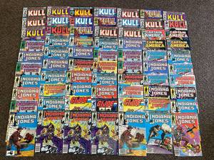 lot 11R image: Lot 70 Large Vintage Comic Book Collection Marvel Indiana Jones Kull G.I. Joe