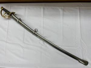 lot 20K image: Ornate Sword with Metal Scabbard
