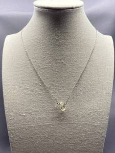 lot 25B image: Sterling Silver 925 Crystal Necklace