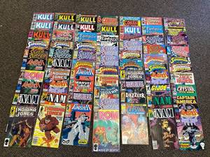 lot 26R image: Large Vintage Comic Book Collection Lot 70 Indiana Jones, Kull, Silver Surfer