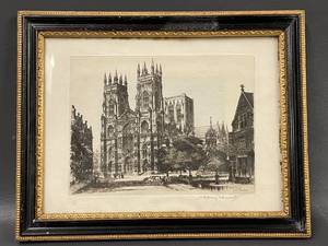 lot 33C image: Albany E. Howarth York Original Drypoint Print