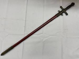 lot 38K image: Napoleon Style Ornamental Sword with Decorative Hilt