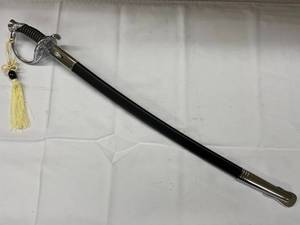 lot 39K image: Ornate Cavalry Officers Style Sword with Scabbard