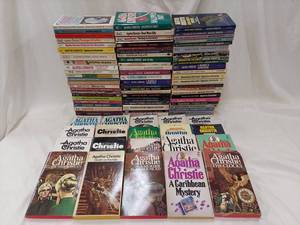 lot 51A image: Collection Of Vintage Agatha Christie Mystery Novels (Paperback)
