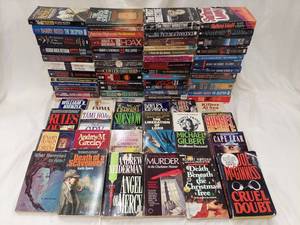lot 54A image: Lot of Various Mystery Thriller Paperback Books Collection