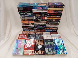 lot 58A image: Extensive Collection Of 50 Thriller And Fiction Novels