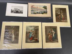 lot 59C image: Set of Six Antique Engravings and Prints Collection - Saint Paul Minnesota, etc.