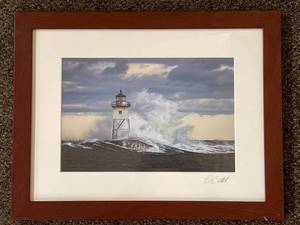 lot 64C image: Lighthouse Breaker Signed Photo by David Barthel