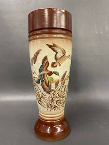 lot 71C image: Thewalt Western Germany Pottery Vase with Ducks