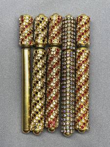 lot 74B image: Jeweled Makeup Pens Lot of 5 Luxury Decorative