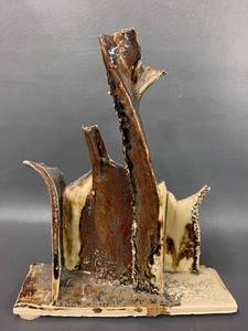 lot 80C image: Unique Handcrafted Abstract Ceramic Sculpture Art Piece