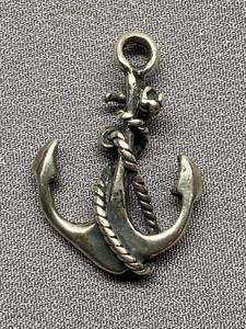 lot 87B image: Sterling Silver 925 Anchor Pendant