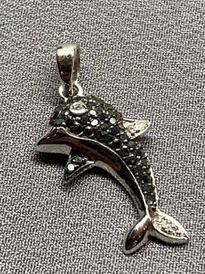 lot 95B image: Sterling Silver 925 Dolphin Pendant