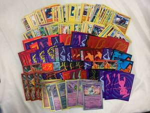lot 23J image: Mixed Lot of 200 Pokemon&nbspTrading Cards with Special Design Sleeves
